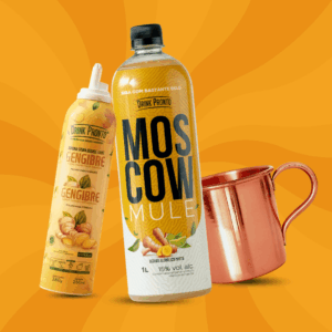 Kit de Espuma + Garrafa 1 litro Moscow Mule + Caneca